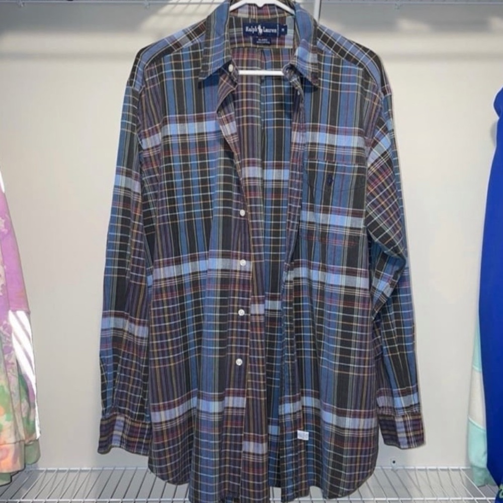Ralph Lauren Plaid Button Down Shirt